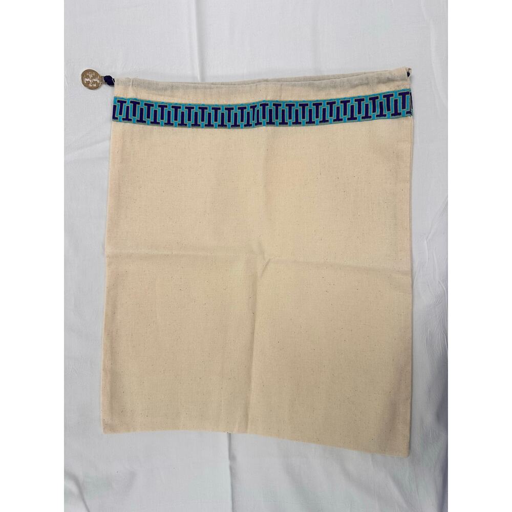 Tory Burch Shoe and Purse Drawstring Dust Bag 14.5x12in